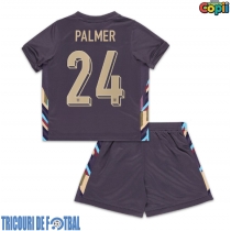Echipament fotbal Anglia Cole Palmer #24 Tricou Deplasare European 2024 pentru copii maneca scurta (+ Pantaloni scurti)