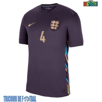 Echipament fotbal Anglia Declan Rice #4 Tricou Deplasare European 2024 maneca scurta
