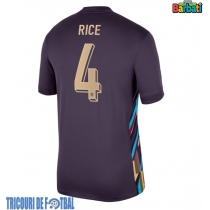 Echipament fotbal Anglia Declan Rice #4 Tricou Deplasare European 2024 maneca scurta