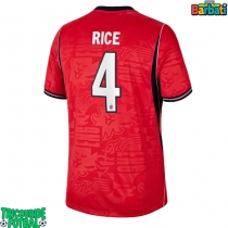 Echipament fotbal Anglia Declan Rice #4 Tricou Deplasare Mondial 2026 maneca scurta