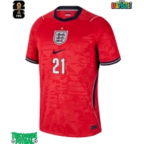 Echipament fotbal Anglia Eberechi Eze #21 Tricou Deplasare Mondial 2026 maneca scurta