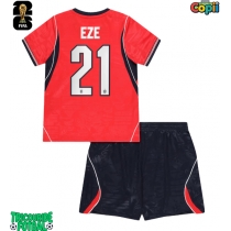 Echipament fotbal Anglia Eberechi Eze #21 Tricou Deplasare Mondial 2026 pentru copii maneca scurta (+ Pantaloni scurti)