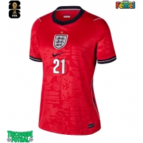 Echipament fotbal Anglia Eberechi Eze #21 Tricou Deplasare Mondial 2026 pentru femei maneca scurta