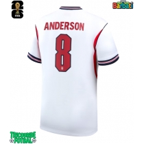 Echipament fotbal Anglia Elliot Anderson #8 Tricou Acasa Mondial 2026 maneca scurta