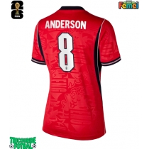 Echipament fotbal Anglia Elliot Anderson #8 Tricou Deplasare Mondial 2026 pentru femei maneca scurta