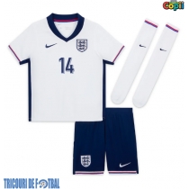 Echipament fotbal Anglia Ezri Konsa #14 Tricou Acasa European 2024 pentru copii maneca scurta (+ Pantaloni scurti)