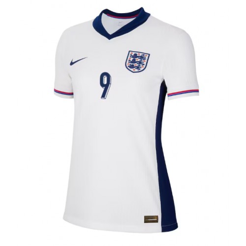 Echipament fotbal Anglia Harry Kane #9 Tricou Acasa European 2024 pentru femei maneca scurta Echipament fotbal Anglia Harry Kane #9 Tricou Acasa European 2024 pentru femei maneca scurta
