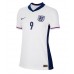 Echipament fotbal Anglia Harry Kane #9 Tricou Acasa European 2024 pentru femei maneca scurta Echipament fotbal Anglia Harry Kane #9 Tricou Acasa European 2024 pentru femei maneca scurta
