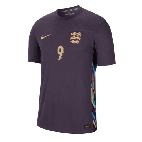 Echipament fotbal Anglia Harry Kane #9 Tricou Deplasare European 2024 maneca scurta Echipament fotbal Anglia Harry Kane #9 Tricou Deplasare European 2024 maneca scurta