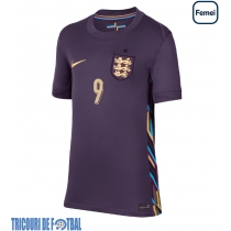 Echipament fotbal Anglia Harry Kane #9 Tricou Deplasare European 2024 pentru femei maneca scurta