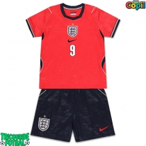 Echipament fotbal Anglia Harry Kane #9 Tricou Deplasare Mondial 2026 pentru copii maneca scurta (+ Pantaloni scurti)