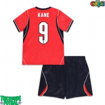 Echipament fotbal Anglia Harry Kane #9 Tricou Deplasare Mondial 2026 pentru copii maneca scurta (+ Pantaloni scurti)