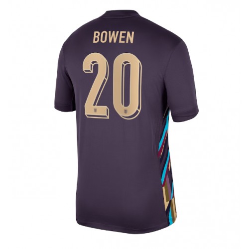 Echipament fotbal Anglia Jarrod Bowen #20 Tricou Deplasare European 2024 maneca scurta Echipament fotbal Anglia Jarrod Bowen #20 Tricou Deplasare European 2024 maneca scurta