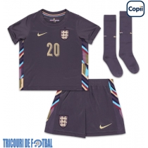 Echipament fotbal Anglia Jarrod Bowen #20 Tricou Deplasare European 2024 pentru copii maneca scurta (+ Pantaloni scurti)