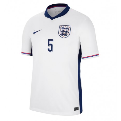 Echipament fotbal Anglia John Stones #5 Tricou Acasa European 2024 maneca scurta Echipament fotbal Anglia John Stones #5 Tricou Acasa European 2024 maneca scurta