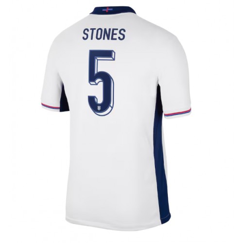 Echipament fotbal Anglia John Stones #5 Tricou Acasa European 2024 maneca scurta Echipament fotbal Anglia John Stones #5 Tricou Acasa European 2024 maneca scurta