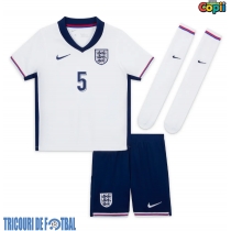 Echipament fotbal Anglia John Stones #5 Tricou Acasa European 2024 pentru copii maneca scurta (+ Pantaloni scurti)