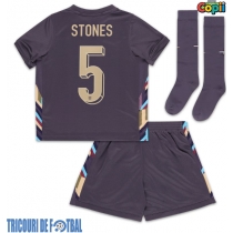 Echipament fotbal Anglia John Stones #5 Tricou Deplasare European 2024 pentru copii maneca scurta (+ Pantaloni scurti)