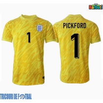 Echipament fotbal Anglia Jordan Pickford #1 Portar Tricou Deplasare European 2024 maneca scurta