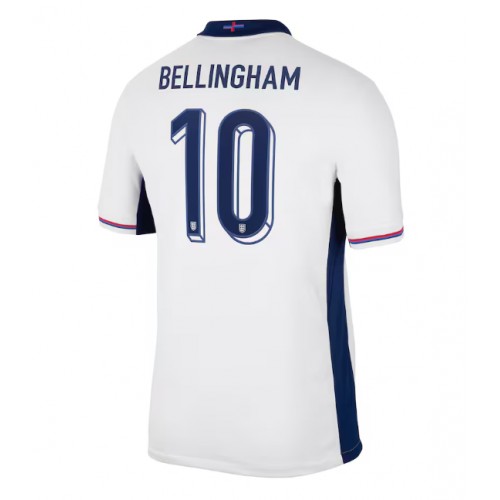 Echipament fotbal Anglia Jude Bellingham #10 Tricou Acasa European 2024 maneca scurta Echipament fotbal Anglia Jude Bellingham #10 Tricou Acasa European 2024 maneca scurta
