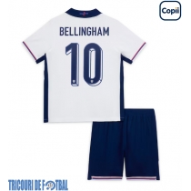 Echipament fotbal Anglia Jude Bellingham #10 Tricou Acasa European 2024 pentru copii maneca scurta (+ Pantaloni scurti)