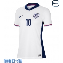 Echipament fotbal Anglia Jude Bellingham #10 Tricou Acasa European 2024 pentru femei maneca scurta