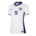 Echipament fotbal Anglia Jude Bellingham #10 Tricou Acasa European 2024 pentru femei maneca scurta Echipament fotbal Anglia Jude Bellingham #10 Tricou Acasa European 2024 pentru femei maneca scurta