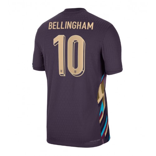 Echipament fotbal Anglia Jude Bellingham #10 Tricou Deplasare European 2024 maneca scurta Echipament fotbal Anglia Jude Bellingham #10 Tricou Deplasare European 2024 maneca scurta