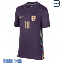 Echipament fotbal Anglia Jude Bellingham #10 Tricou Deplasare European 2024 pentru femei maneca scurta