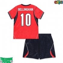 Echipament fotbal Anglia Jude Bellingham #10 Tricou Deplasare Mondial 2026 pentru copii maneca scurta (+ Pantaloni scurti)