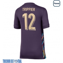 Echipament fotbal Anglia Kieran Trippier #12 Tricou Deplasare European 2024 pentru femei maneca scurta