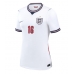 Echipament fotbal Anglia Kobbie Mainoo #16 Tricou Acasa Mondial 2026 pentru femei maneca scurta