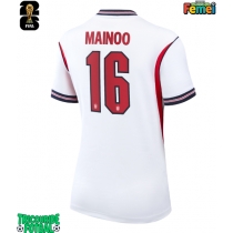 Echipament fotbal Anglia Kobbie Mainoo #16 Tricou Acasa Mondial 2026 pentru femei maneca scurta