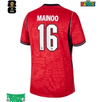 Echipament fotbal Anglia Kobbie Mainoo #16 Tricou Deplasare Mondial 2026 maneca scurta
