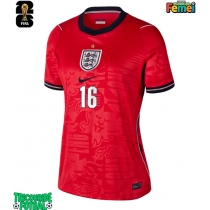 Echipament fotbal Anglia Kobbie Mainoo #16 Tricou Deplasare Mondial 2026 pentru femei maneca scurta