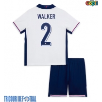 Echipament fotbal Anglia Kyle Walker #2 Tricou Acasa European 2024 pentru copii maneca scurta (+ Pantaloni scurti)