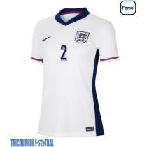Echipament fotbal Anglia Kyle Walker #2 Tricou Acasa European 2024 pentru femei maneca scurta