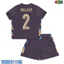 Echipament fotbal Anglia Kyle Walker #2 Tricou Deplasare European 2024 pentru copii maneca scurta (+ Pantaloni scurti)