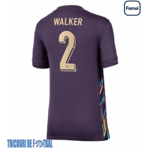 Echipament fotbal Anglia Kyle Walker #2 Tricou Deplasare European 2024 pentru femei maneca scurta