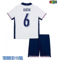 Echipament fotbal Anglia Marc Guehi #6 Tricou Acasa European 2024 pentru copii maneca scurta (+ Pantaloni scurti)