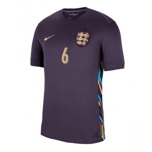 Echipament fotbal Anglia Marc Guehi #6 Tricou Deplasare European 2024 maneca scurta Echipament fotbal Anglia Marc Guehi #6 Tricou Deplasare European 2024 maneca scurta