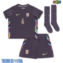 Echipament fotbal Anglia Marc Guehi #6 Tricou Deplasare European 2024 pentru copii maneca scurta (+ Pantaloni scurti)