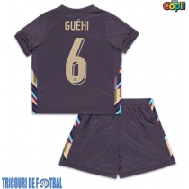Echipament fotbal Anglia Marc Guehi #6 Tricou Deplasare European 2024 pentru copii maneca scurta (+ Pantaloni scurti)