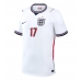 Echipament fotbal Anglia Morgan Rogers #17 Tricou Acasa Mondial 2026 maneca scurta