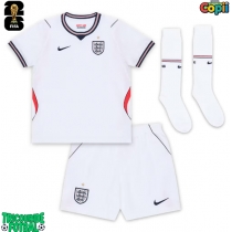 Echipament fotbal Anglia Morgan Rogers #17 Tricou Acasa Mondial 2026 pentru copii maneca scurta (+ Pantaloni scurti)
