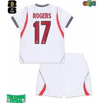 Echipament fotbal Anglia Morgan Rogers #17 Tricou Acasa Mondial 2026 pentru copii maneca scurta (+ Pantaloni scurti)
