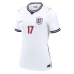 Echipament fotbal Anglia Morgan Rogers #17 Tricou Acasa Mondial 2026 pentru femei maneca scurta