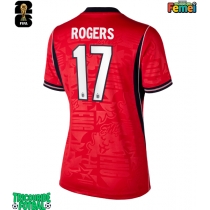 Echipament fotbal Anglia Morgan Rogers #17 Tricou Deplasare Mondial 2026 pentru femei maneca scurta