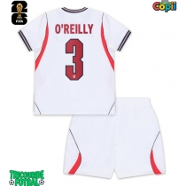 Echipament fotbal Anglia Nico O'Reilly #3 Tricou Acasa Mondial 2026 pentru copii maneca scurta (+ Pantaloni scurti)