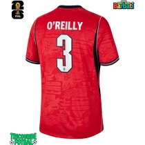Echipament fotbal Anglia Nico O'Reilly #3 Tricou Deplasare Mondial 2026 maneca scurta
